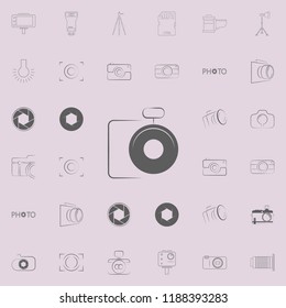 logo camera icon. Photo icons universal set for web and mobile