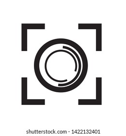 logo camera icon vector, illustration digital