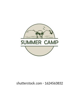 Logo for Camping Mountain Adventure, Mountain Camping Gift, Camping and outdoor adventure emblems