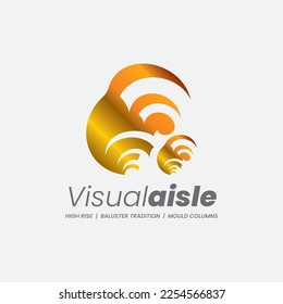 Logo can be for modern villa, bungalow, museum, art gallery, resort, travel guide and modern architectural mould design.