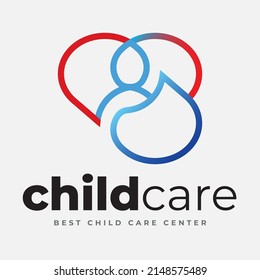 Logo Can Be Mostly Usable For A Child Care Center Or Children Rights, Social And Family Surroundings, Lovely Motherhood, Life Saving Program, Social Values, Global Phenomena.