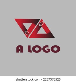 Un logotipo puede ser el signo de cualquier empresa que comience con A. Arte moderno que puede hacer que cualquier empresa se vea bien