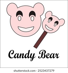 Logo Candy Bear animal design