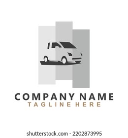 Logotipo coche modelo moderno ilustración vector icono logotipo moderno símbolos de logotipo exhibición y lavado de carros