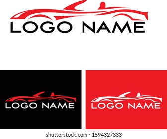 Logo for car or sport car, ready in eps vector files. rezisable format. 