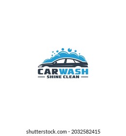 Logo Car Wash Illustration Car Full Stock Vector (Royalty Free ...