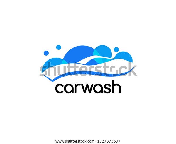 Logo of\
Car Wash in Negative Space Style with Modern and Premium Concept.\
Isolated on White Background. Vector Illustration. Suitable for Car\
Wash Company Logo and\
Symbol.