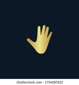 un logotipo de la mano de cuidado