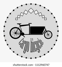 logo with a cargo bicycle
