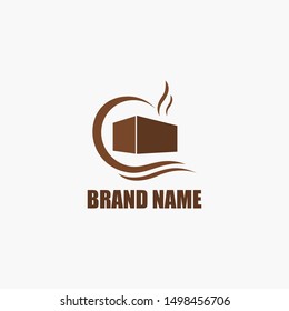 logo of a cargo box with a coffee aroma