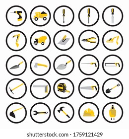 logo of carpentry tools for workers