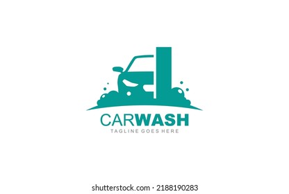 Logo Carwash Identity Car Template Vector Stock Vector (Royalty Free ...