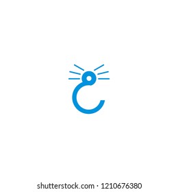 Logo cat abstract