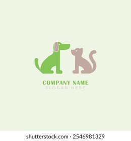 A logo for Cat and Dog shop