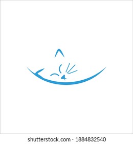 logo cat icon vector templet