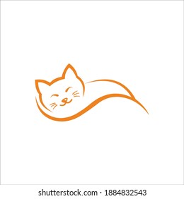 logo cat icon vector templet