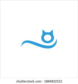logo cat icon vector templet
