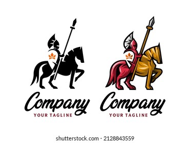 Logo Cavalry Vector Illustration Template with Simple Elegant Design Good for Any Industry
