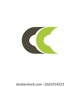 Logo CC Simple Minimalist Vector