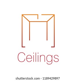 The logo of the ceilings, floors