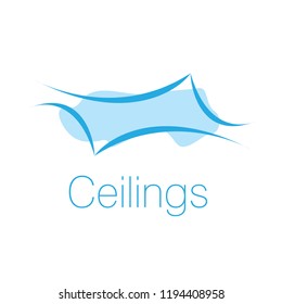 the logo for ceilings, tiles, floors and stretch ceilings