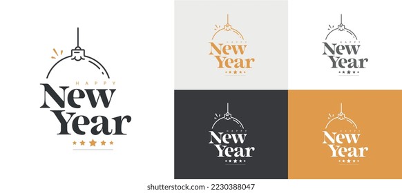 Logo to celebrate New Year's Eve.
