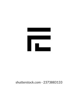 Logo cf design initial cf modern elegant vektor