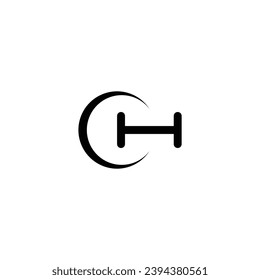 Logo ch initial ch company home network vektor brokers