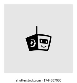 logo character bot free vector