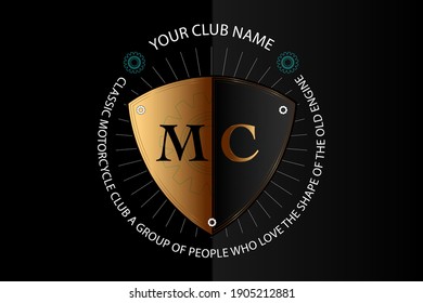 A logo or character that is used as a corporate emblem for easy recognition for Classic motorcycles
