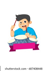 Logo Character Vector 