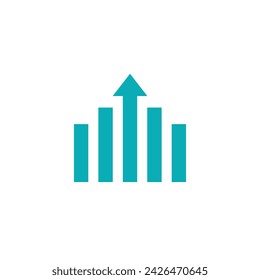Logo chart line up with blank background