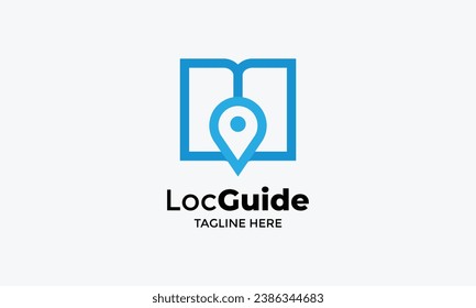 Logo chat map for find spot location and mark place