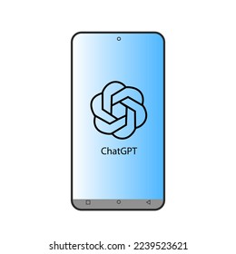 logo of ChatGPT is seen on OpenAI's website on a smartphone. ChatGPT is a prototype AI chatbot developed by OpenAI that specializes in dialogue.