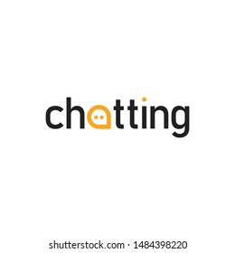 Logo Chatting App Vector Template Design, Talk Logo, designed for chat applications