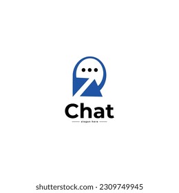 Logo Chatting App Vector Template Design, Talk Logo, designed for chat applications