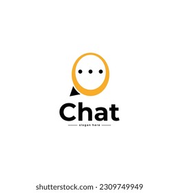 Logo Chatting App Vector Template Design, Talk Logo, designed for chat applications