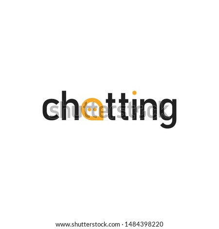 Logo Chatting App Vector Template Design, Talk Logo, designed for chat applications