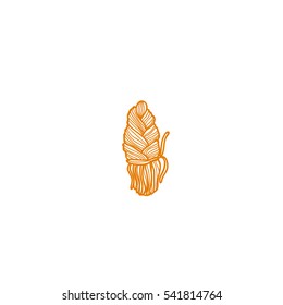 Logo cheese. Vector illustration isolated on white background