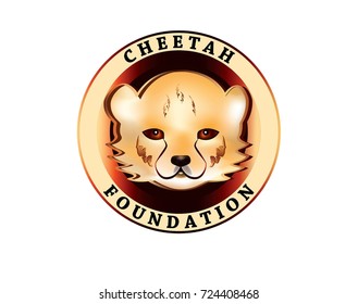 Logo of cheetah cub