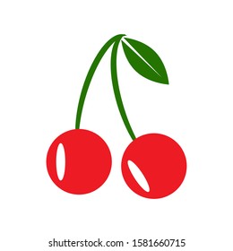 Logo Cherry icon Design Vector