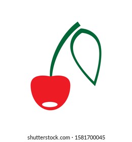 Logo Cherry Icon Design Vector