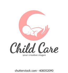 Logo of child care, motherhood and childbearing