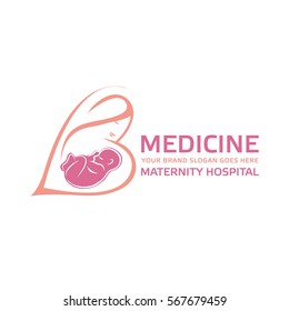 Logo of child care, motherhood and childbearing