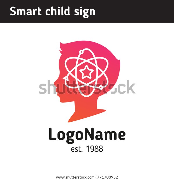 Logo Childrens Educational Institution Royalty Free Stock Image