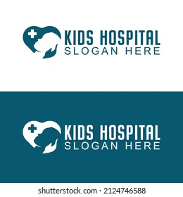 A Logo With A Children's Hospital Concept