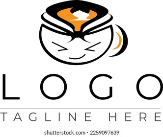 LOGO CHINESE COFFEE CUP INDENTITY