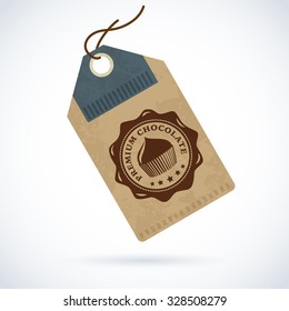 logo chocolate classical vector logotype template of premium craft chocolate mark logo chocolate brown cocoa tan classical scenery work product food bean bar black abstract nourishment earth sign dark