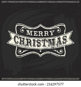 logo christmas christmas old-fashioned chalk text letterhead on a chalkboard logo christmas smiling classical holiday star wintertime scene new ceremony xmas celebration grinning traditional letterhea