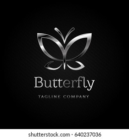 Logo chrome butterflies